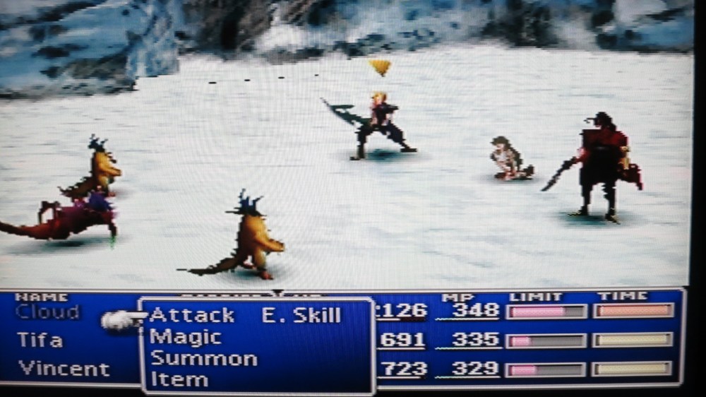 FFVII Battle screenshot