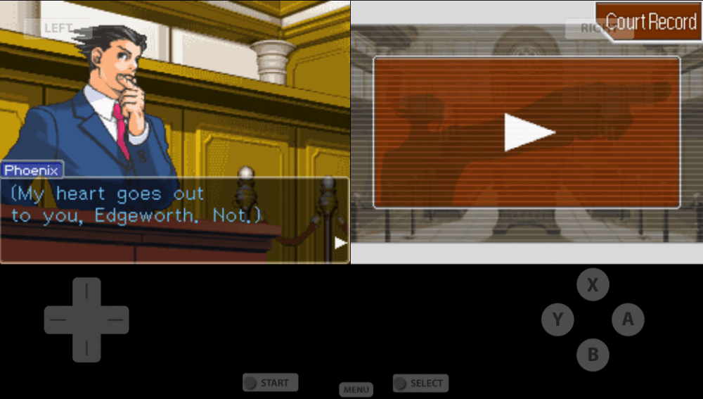 Image captured by cary, from Phoenix Wright: Ace Attorney © Nintendo