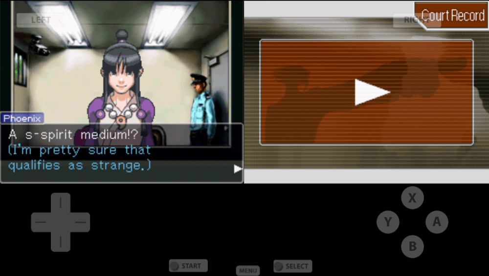 Image captured by cary, from Phoenix Wright: Ace Attorney © Nintendo